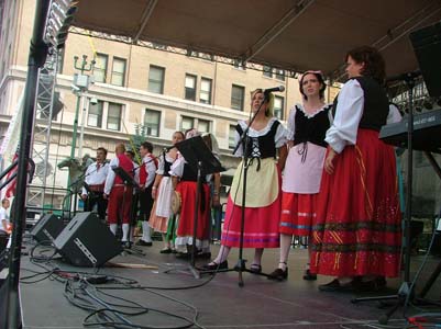 Scene from the West Virginia Italian Heritage Festival